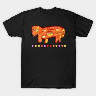 Cool Mid-century style Dog T-Shirt